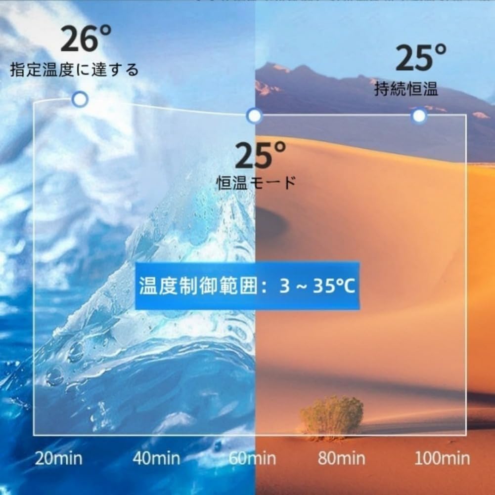 Amazon | 水槽クーラー ヒーター兼用 加熱および冷却恒温器 水槽用